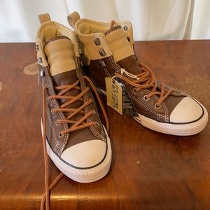 Brand New out of the box, Leather Converse